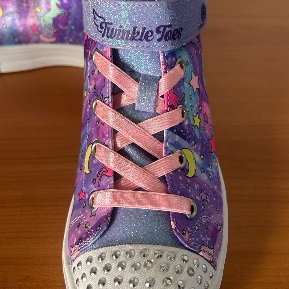 Skechers Kids' Purple Unicorn Sneakers - Picture 6 of 16
